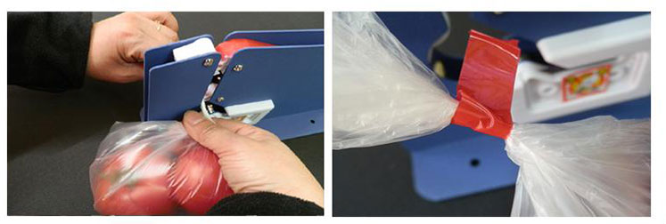 Supermarket Metal Plastic Bag Neck Sealer