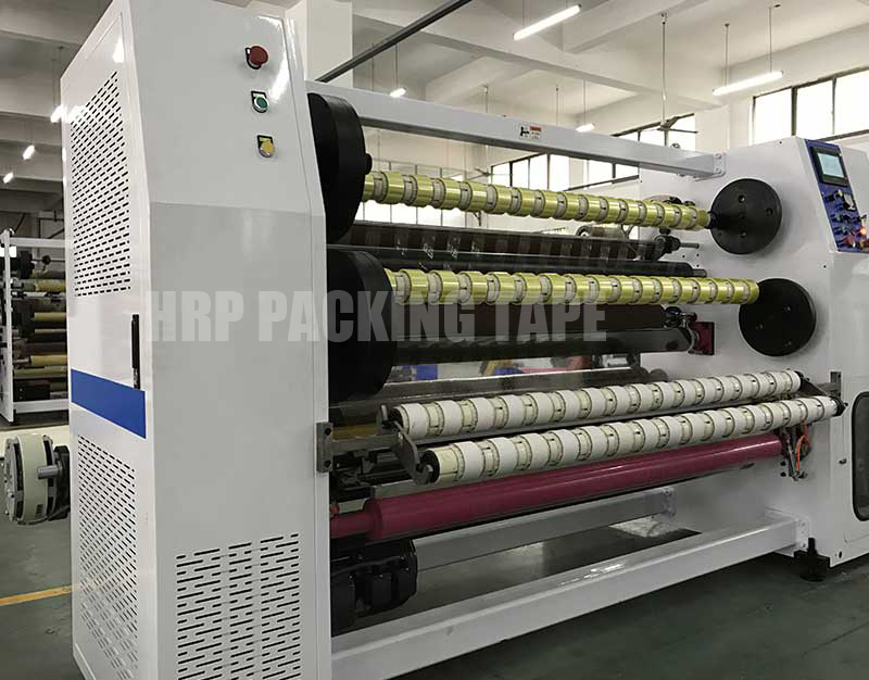 BOPP Adhesive Tape Jumbo Roll Cutting Machine